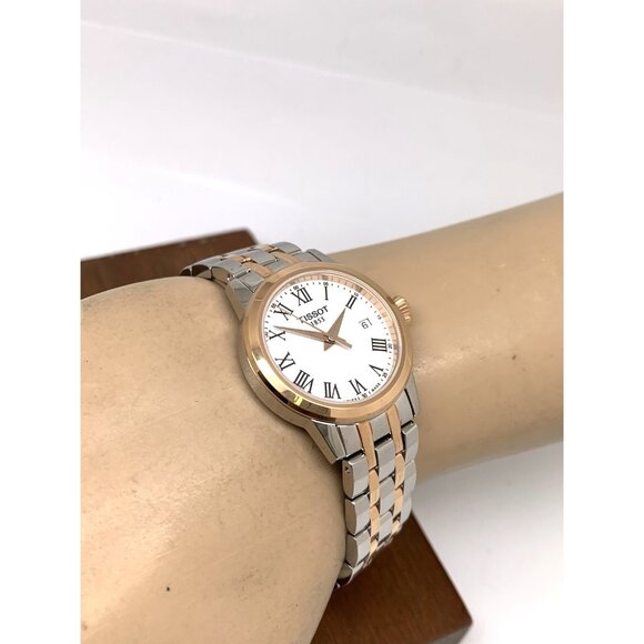 Tissot Women's Watch T1292102201300 Swiss Quartz Rose Gold Silver Steel 28mm - Picture 6 of 14